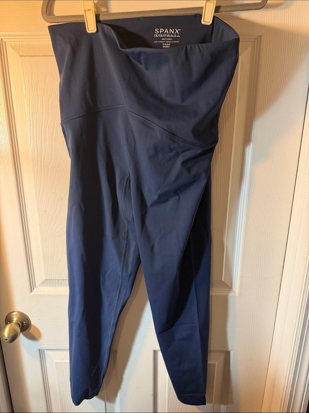 SPANX Booty Boost Navy High-Waist Sculpting Leggings